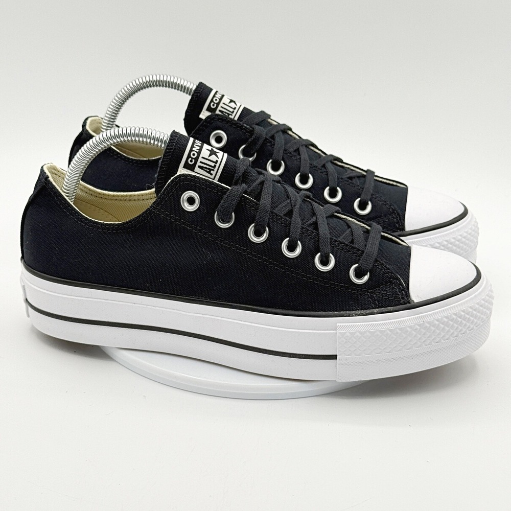 Converse Chuck Taylor All Star Lift Low / Size 6.5 Womens / Black White NEW